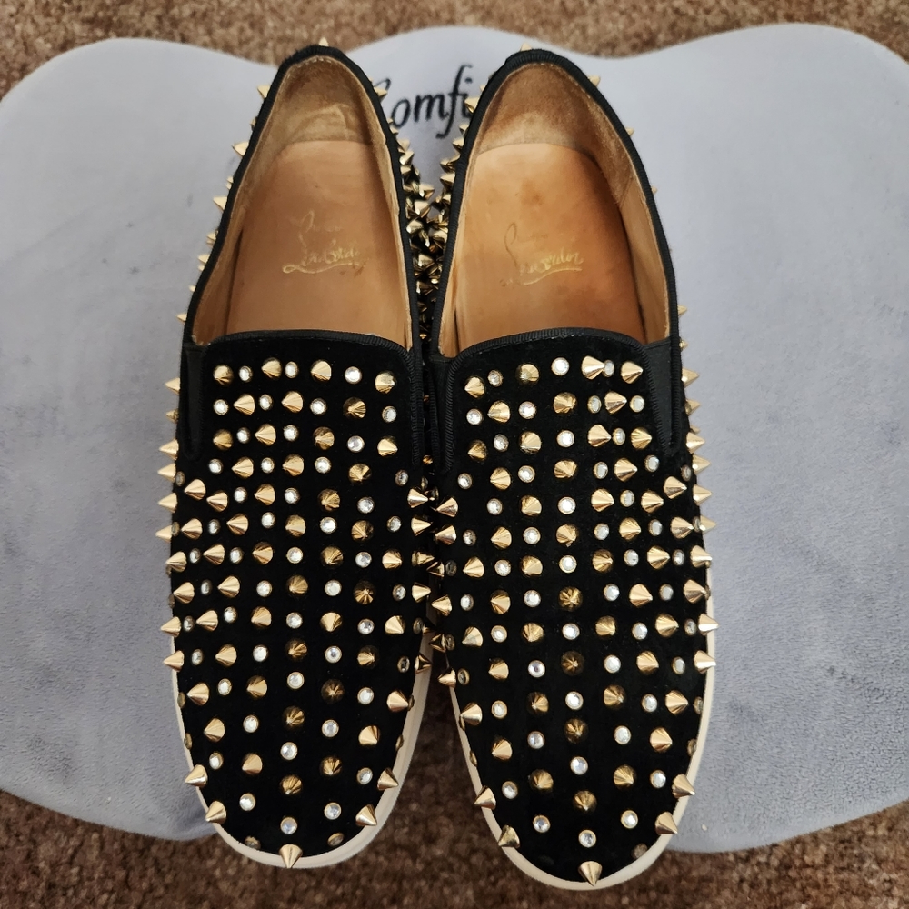 Christian Louboutin Studs Spikes Sneakers Size 40
